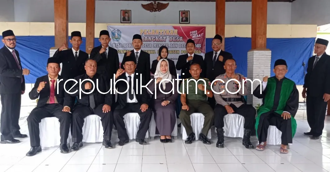 Hanifah Lantik Enam Perangkat Dari Tiga Desa di Kecamatan Bungkal Ponorogo