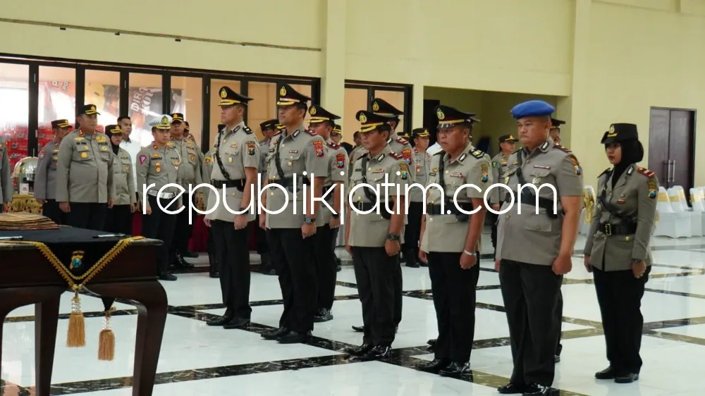 Sejumlah Pejabat Utama dan Kapolsek Berganti, Ada Kasat Polairud Baru di Sidoarjo