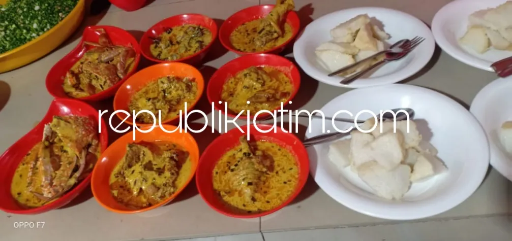Nikmatnya Ketupat Kare dan Es Dawet Siwalan Warung Legendaris Hj Maning di Panceng gresik