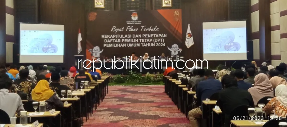 Dilengkapi 15 TPS Loksus, KPU Sidoarjo Tetapkan DPT Pemilu 2024 Capai 1.461.642 Pemilih