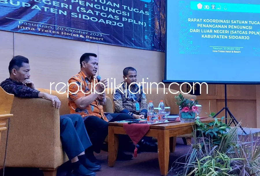 Rakor Perkuat Fungsi Satgas Penanganan Pengungsi Luar Negeri di Sidoarjo