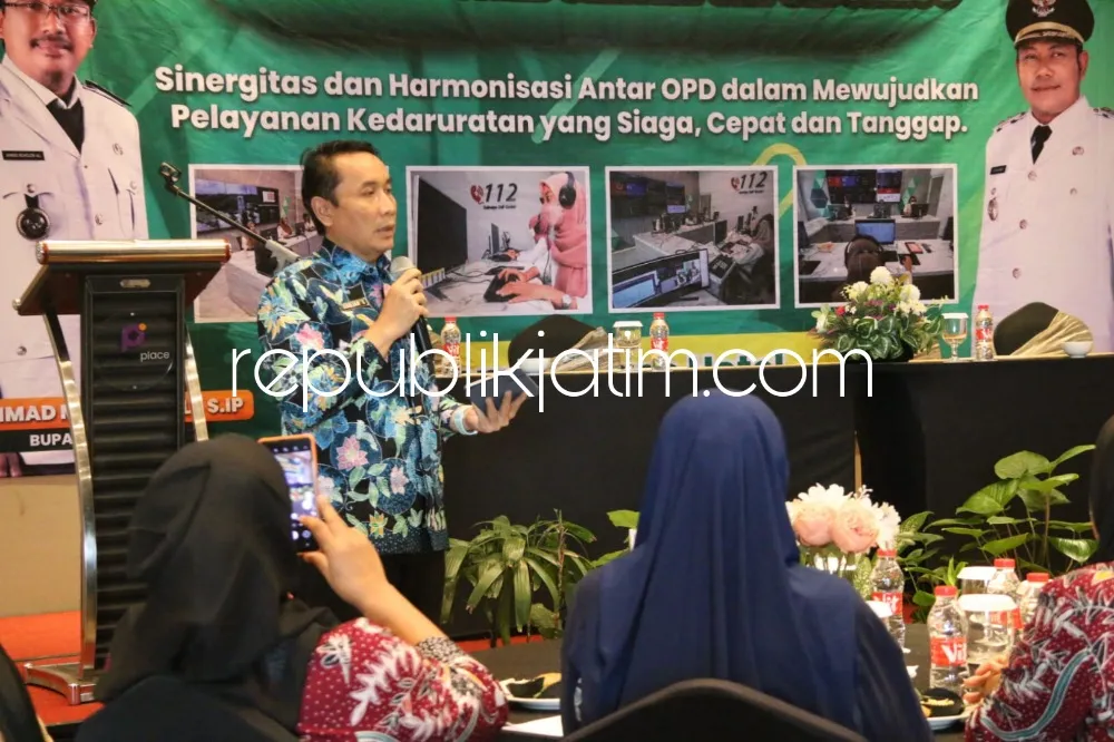 Kominfo Sidoarjo Gelar Monev Layanan Respon Cepat Call Center 112, Rumuskan Laporan Tanpa Ngeprank
