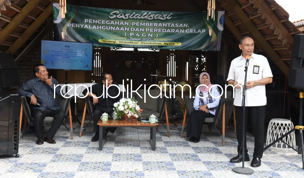Cegah Peredaran Gelap Narkoba, Diskominfo Sidoarjo Gelar Sosialisasi P4GN