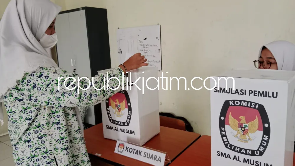Jelang Tahun Politik, SMA Al Muslim Gelar Simulasi Pemilu Bagi Pemilih Pemula