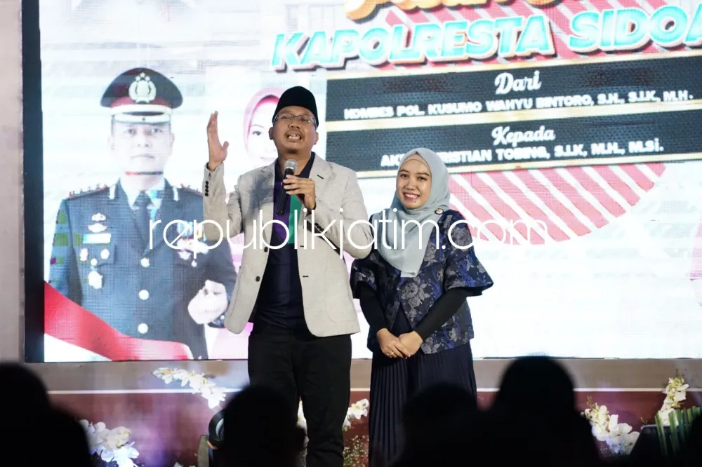 Gus Muhdlor Ucapkan Selamat Bertugas Sekaligus Ajak AKBP Christian Tobing Bangun Sidoarjo
