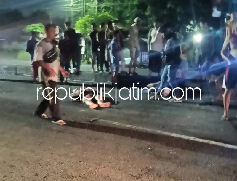 Hindari Motor Protolan, Bus Banting Setir Tabrak Motor dari Arah Lawan 2 Pemuda Tewas di Sidoarjo Krian