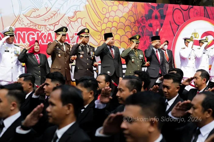 Plt Bupati Sidoarjo Doakan Polri Makin Jaya saat HUT ke 78 Bhayangkara