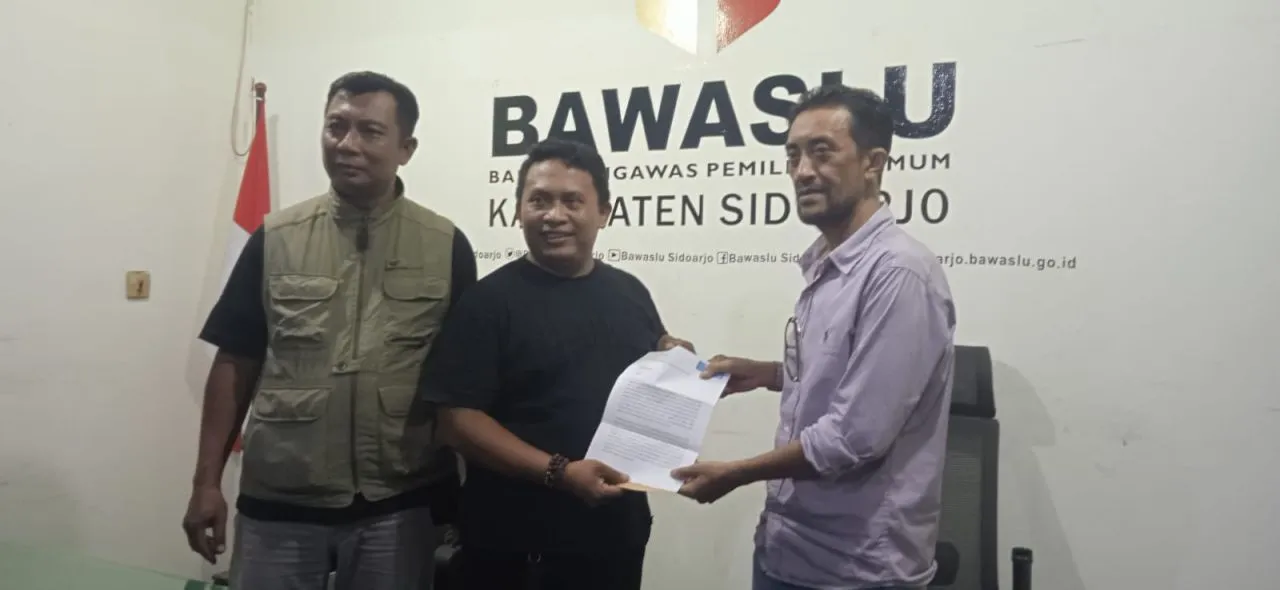 JMPD Laporkan Kasus Dugaan Kades Mobilisasi Para Kades Dukung Salah Satu Paslon di Pilkada Sidoarjo