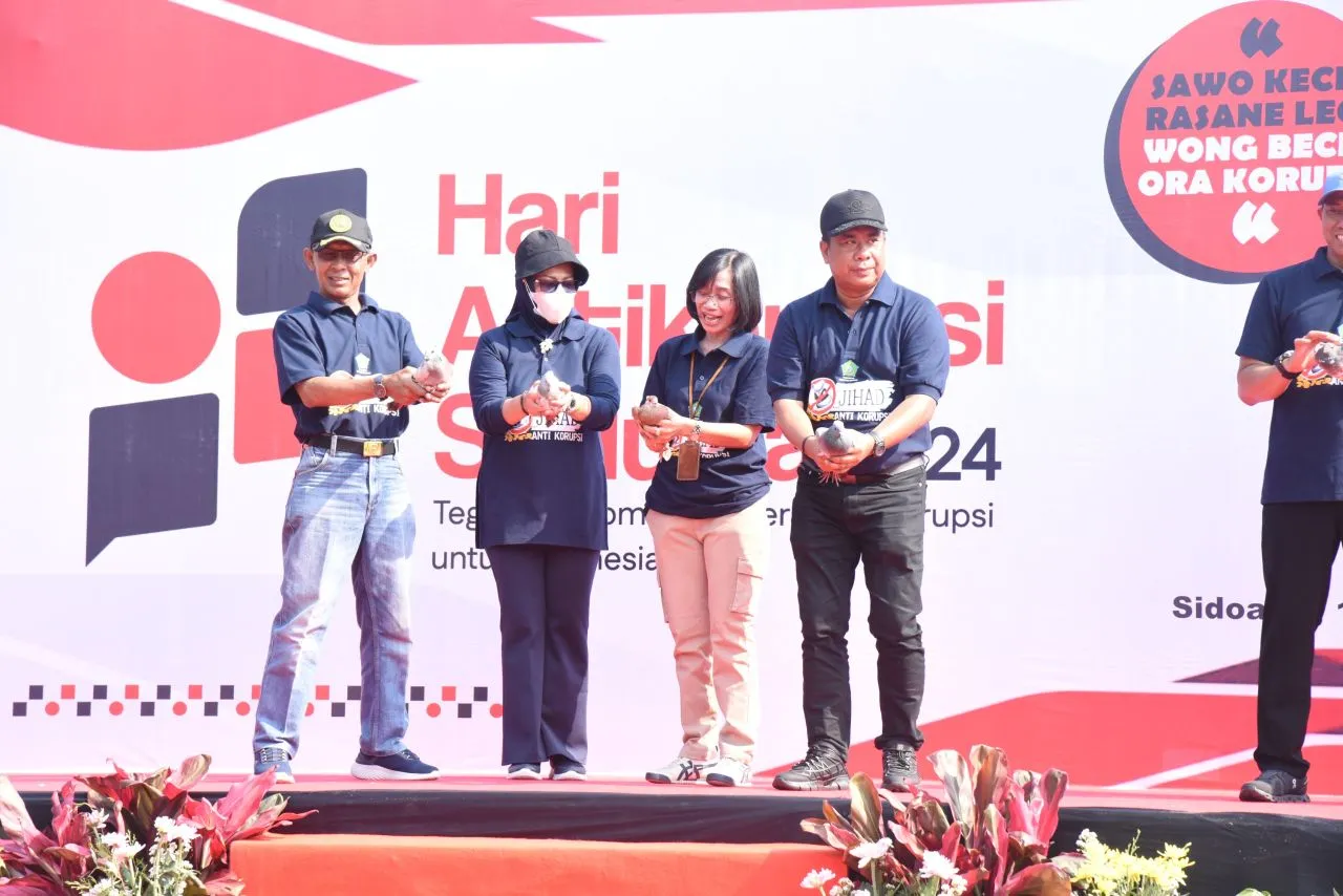 Peringatan Hari Anti Korupsi Sedunia, Pjs Bupati Sidoarjo : Pemberantasan Korupsi Jadi Tanggung Jawab Bersama