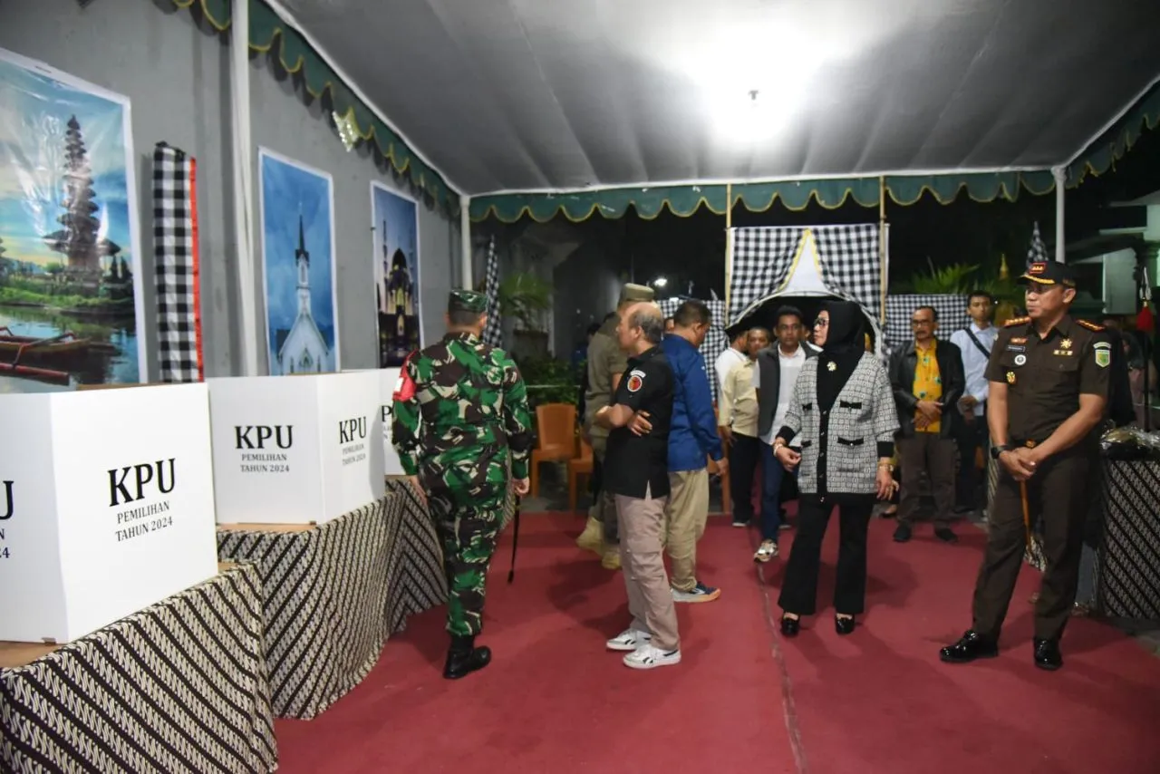 Pastikan Kesiapan Pilkada Serentak 2024, Forkopimda Sidoarjo Sidak Beberapa TPS