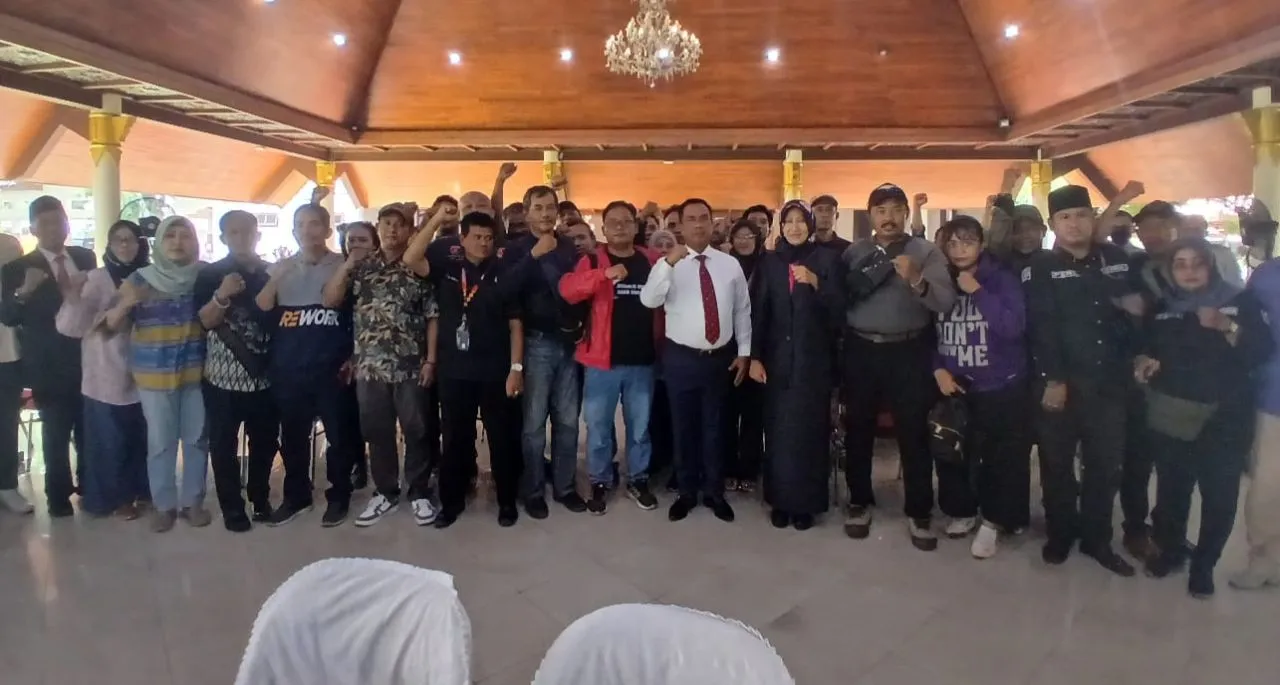 Pjs Bupati Sidoarjo Ingatkan Pengorbanan Para Pahlawan untuk Ratusan Wartawan Sidoarjo