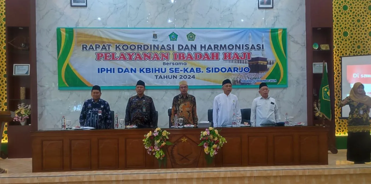 Siap Antarkan CJH Mabrur Sepanjang Hayat, IPHI - KBIHU Sidoarjo Gelar Rapat Koordinasi dan Harmonisasi