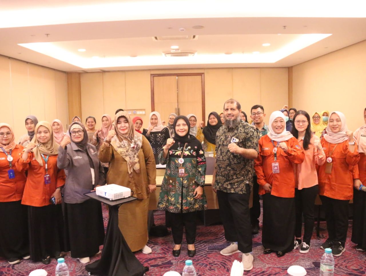 SOSIALISASI - Dinkes Pemkab Sidoarjo mengajak stakeholder terkait duduk bersama dalam acara yang dikemas dalam Pertemuan Lintas Program dan Lintas Sektor Pencegahan Pneumonia dan Diare Terintegrasi di Fave Hotel Sidoarjo, Selasa (05/11/2024).