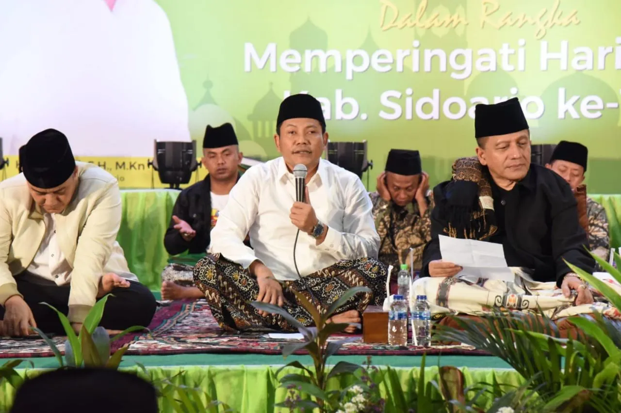 Didoakan Husnul Khotimah, Plt Bupati Sidoarjo Berterima Kasih Ke Jamaah Majelis Semaan Al Quran Dzikrul Ghofilin