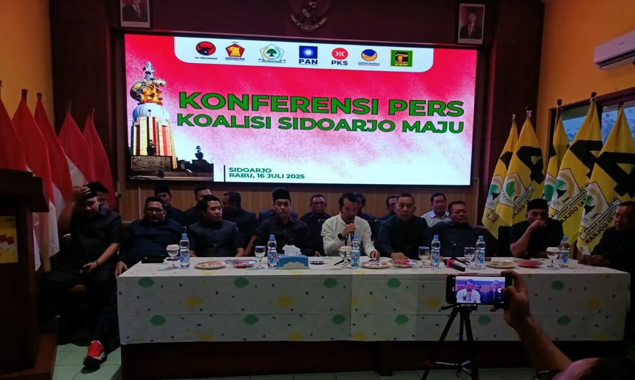 Koalisi Sidoarjo Maju Diperkuat 7 Partai Warning Bupati Sidoarjo Siapkan Grand Desain Penanganan Banjir dan Jalan Rusak