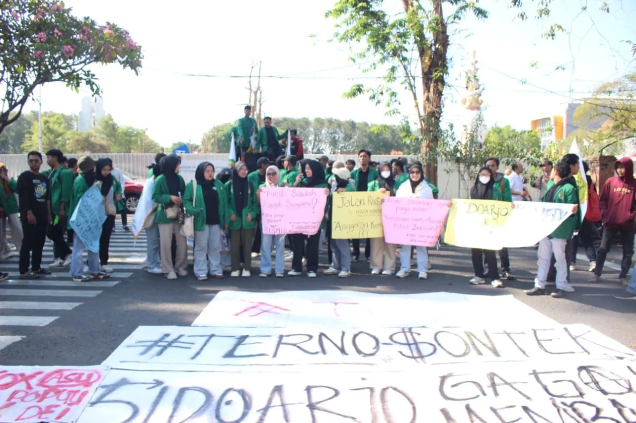 Visi dan Misi Dianggap Berjalan Maksimal, Aliansi Mahasiswa Unusida Luruk Pemkab Sidoarjo