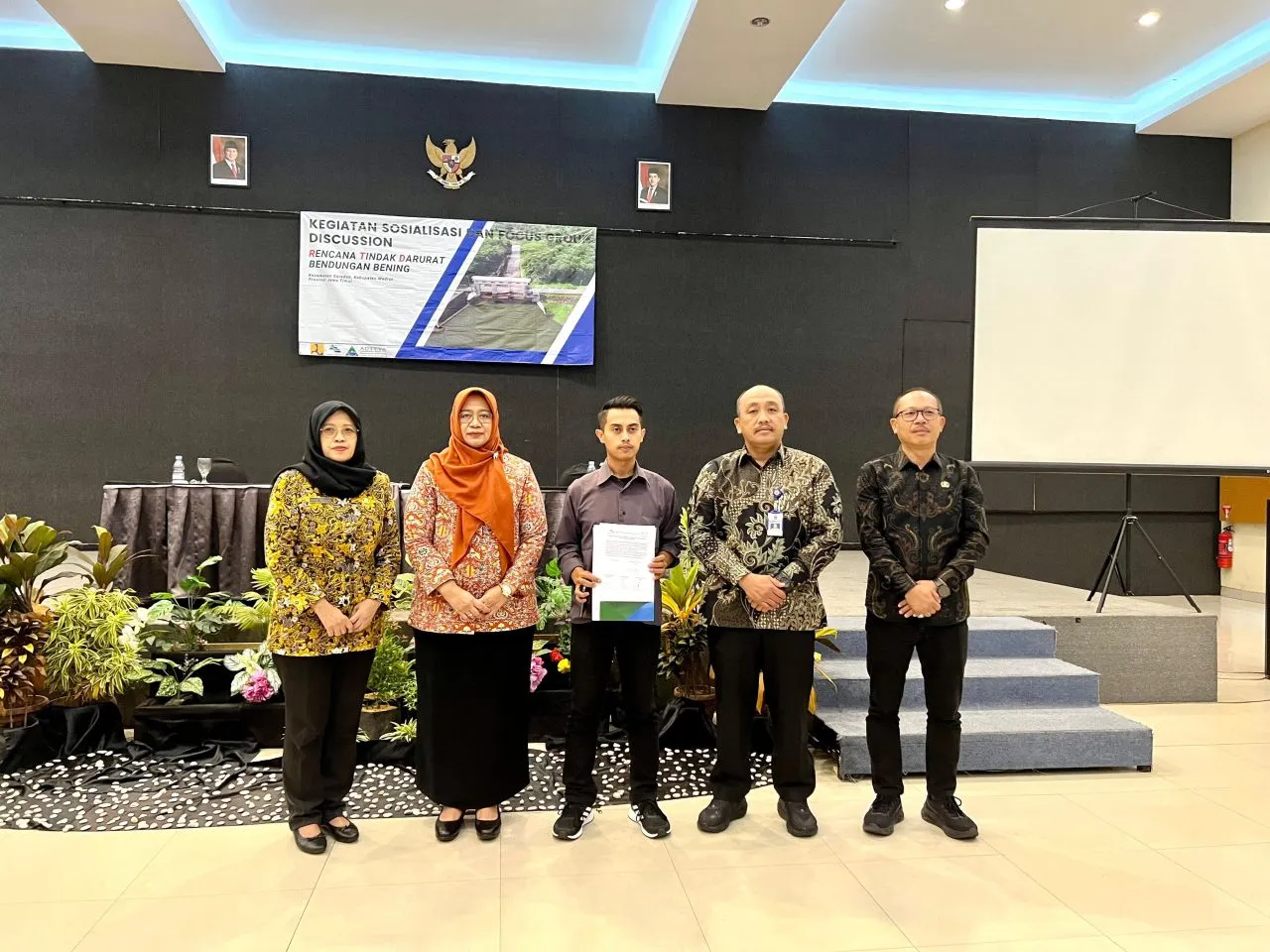Dinas PUBM dan SDA Sidoarjo Teken Berita Acara Rencana Tindak Darurat Penanganan Bencana Banjir Bendungan Bening Madiun