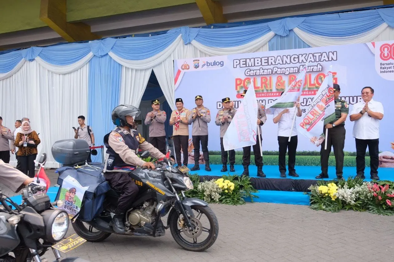 Temani Kapolda dan Wagub Jatim, Bupati Subandi Dukung Kick Off Launching Gerakan Pangan Murah di Sidoarjo