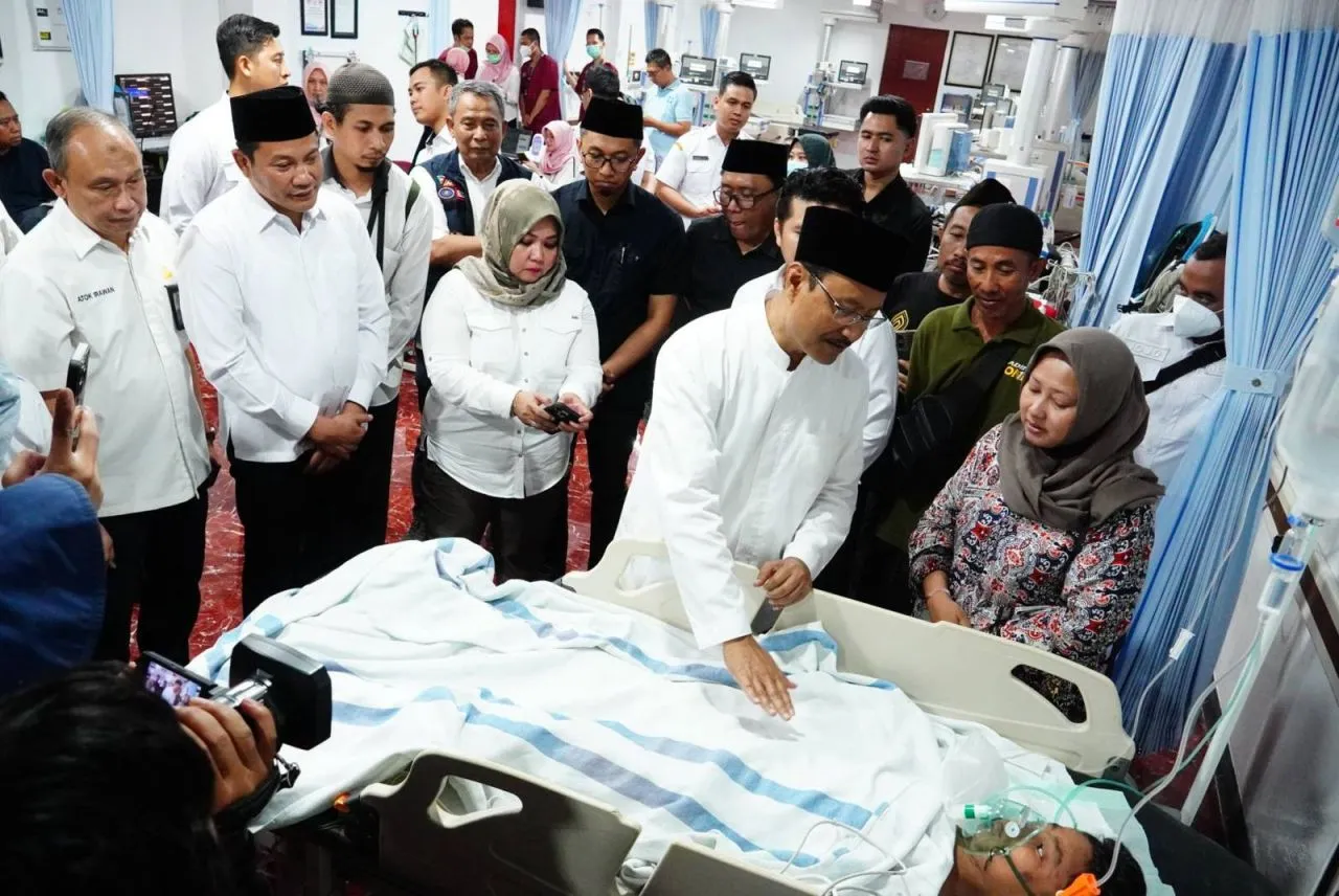 Mensos RI Gus Ipul Apresiasi Kerjasama Tim Penanganan Ambruknya Bangunan Musala Ponpes Al Khoziny Buduran