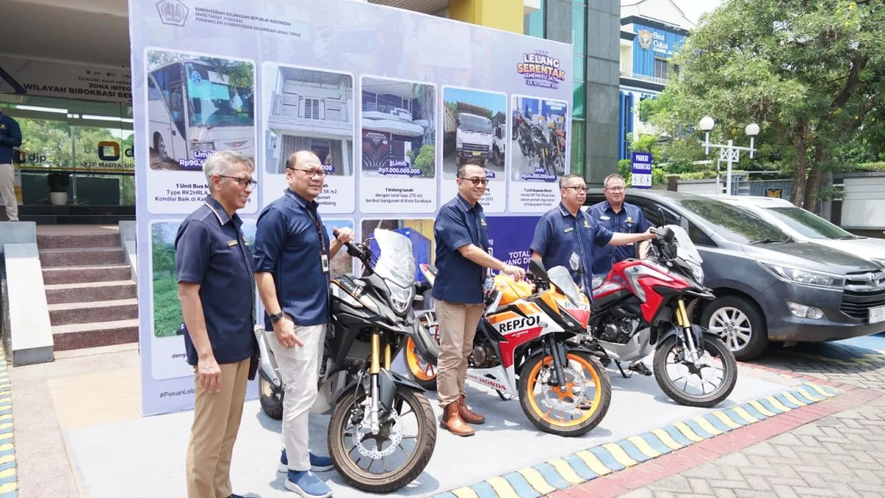 Optimalkan Penerimaan Negara, Kemenkeu 1 Jatim Lelang 69 Aset Total Nilai Limit Sebesar Rp 11,4 Miliar