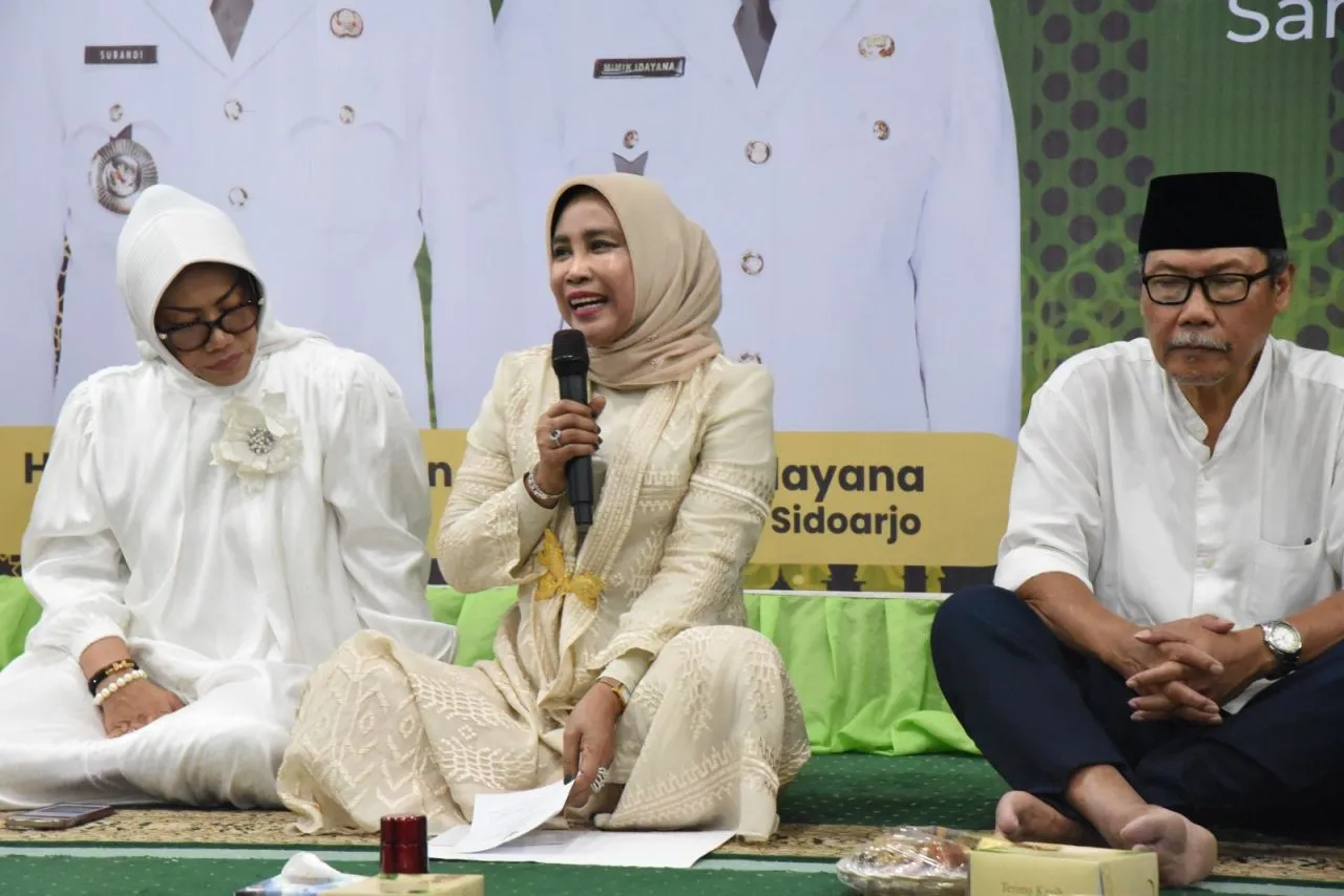 Peringati Hari Santri 2025, Wabup Sidoarjo dan Seluruh ASN Gelar Tabligh Akbar di Masjid Agung