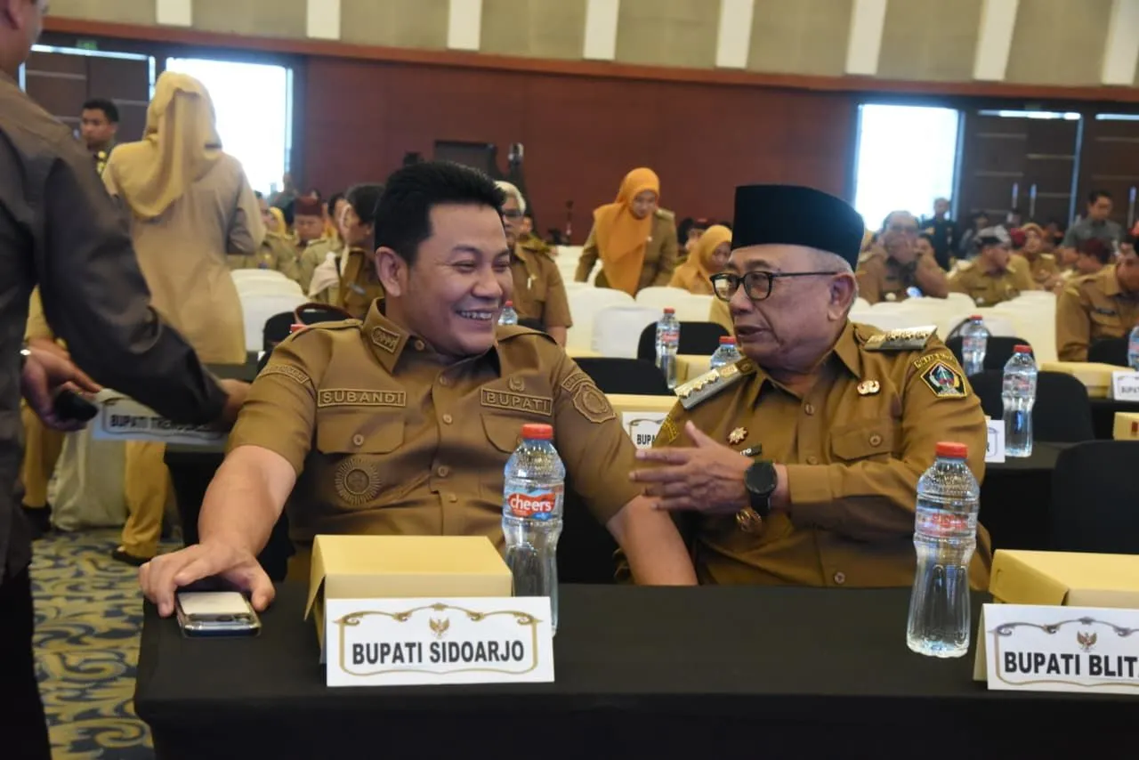 Ikuti Rakor Forkopimda Jatim, Bupati Subandi Siap Perkuat Kolaborasi Wujudkan Kesejahteraan Warga Sidoarjo