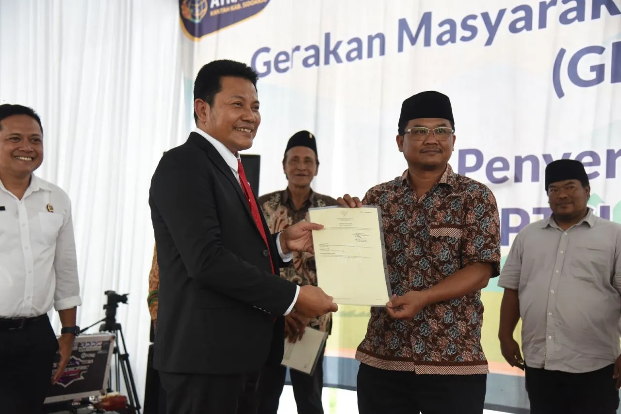 Targetkan 30.000 Tanah Tersertifikasi Tahun 2026, Bupati Sidoarjo Ajak Tertib Aset Tanah lewat GEMAPATAS dan PTSL