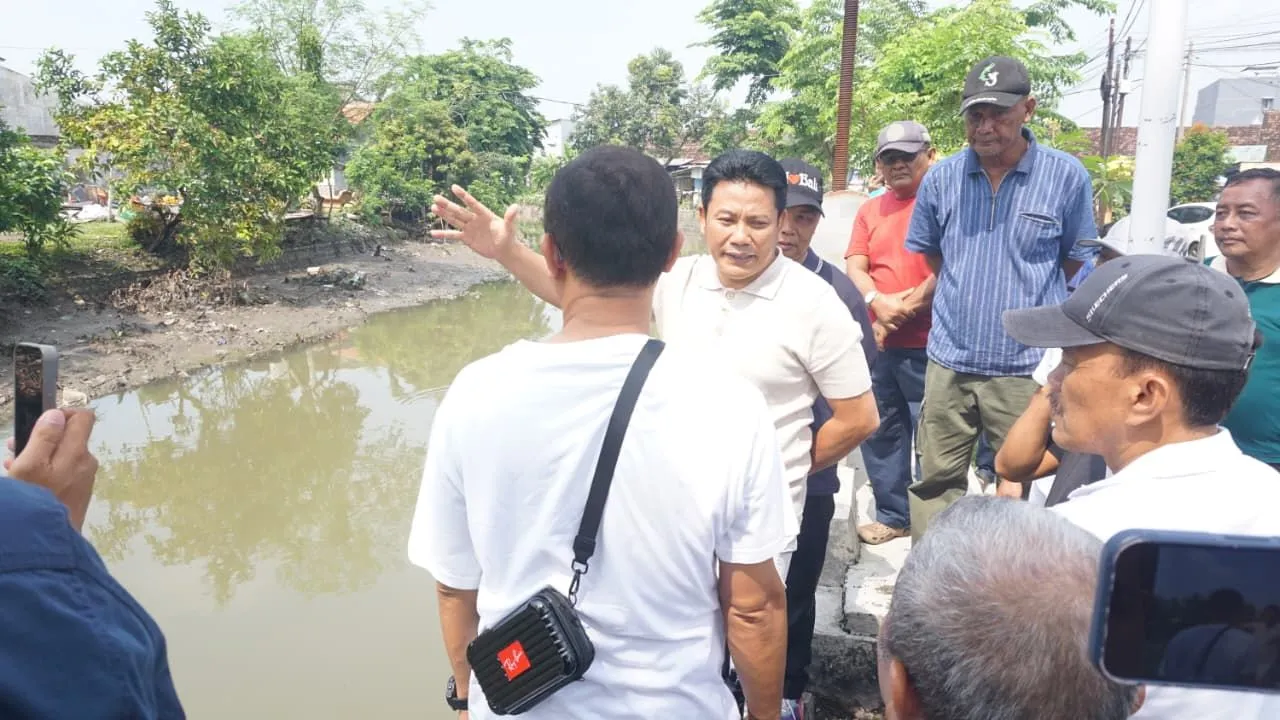 Sidak 4 Lokasi Langganan Banjir, Bupati Sidoarjo Tegaskan Penanganan Cepat Tanpa Tunggu BBWS