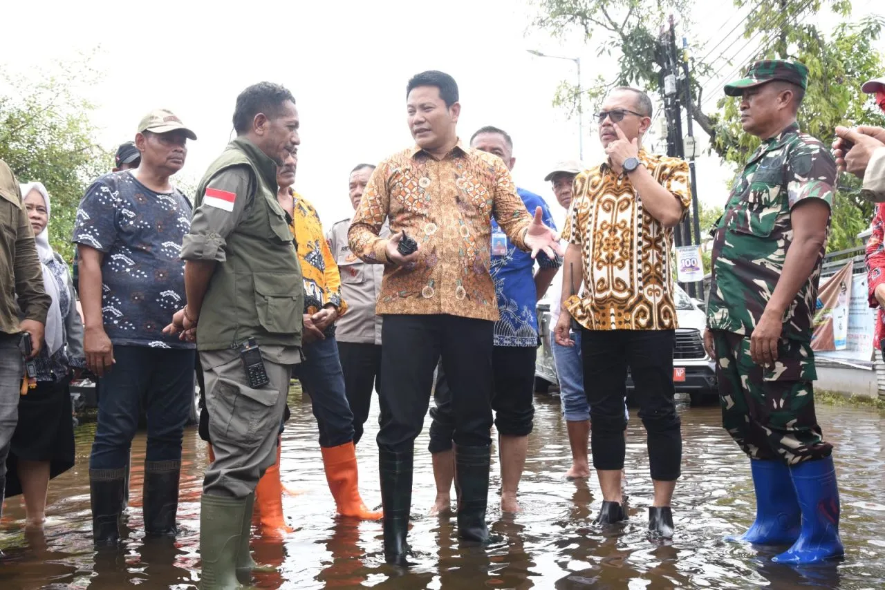 Bupati Sidoarjo Gandeng ITS Kaji Penyebab Langganan Banjir Tahunan di Kedungbanteng Tanggulangin