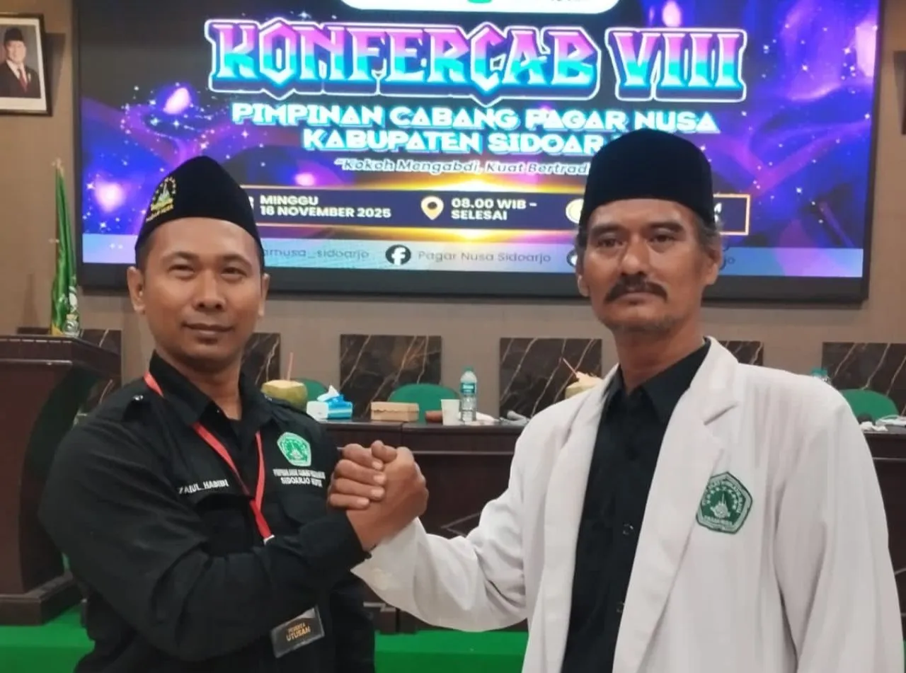 Raih 10 Suara, Menang Tipis Nurul Huda Pimpin Pagar Nusa Sidoarjo Gantikan Yuqi di Konfercab VIII