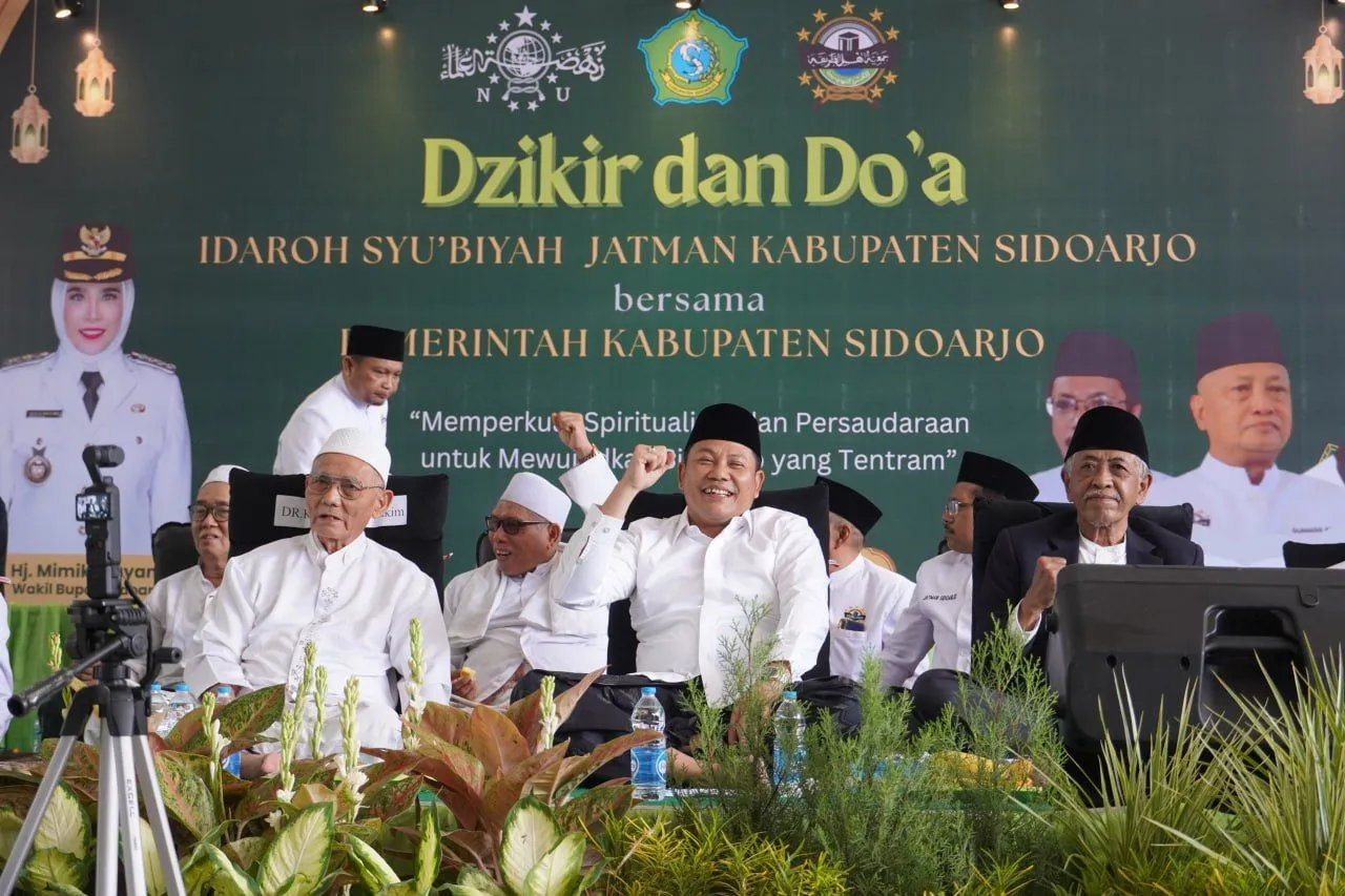 Bupati Sidoarjo Bersama Ribuan Warga Kota Delta Gelar Doa Bersama, Agar Terhindar Bencana Demi Keselamatan Bangsa