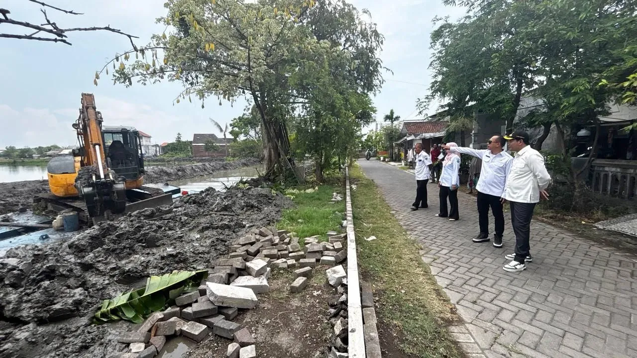 Minimalisir Banjir, Genjot Normalisasi Sungai di Musim Hujan Mulai Porong, Krembung, Jabon hingga Gedangan