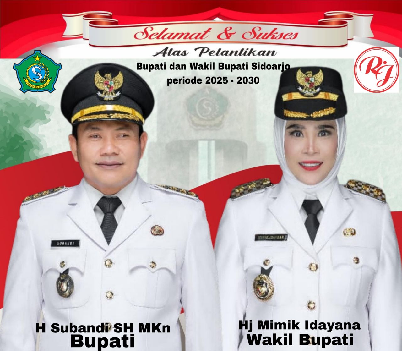 Pimpinan dan Manajemen republikjatim.com Mengucapkan Selamat dan Sukses atas Pelantikan Bupati dan Wakil Bupati Sidoarjo