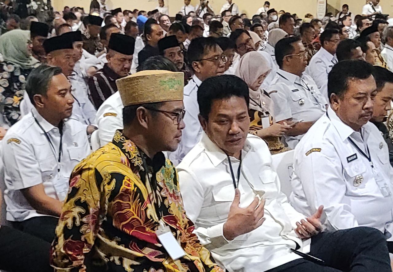 RAKOR - Komisi Pemberantasan Korupsi (KPK) menggelar Rapat Koordinasi Penguatan Kepala Daerah di Jogja Expo Center, Yogyakarta sebagai upaya memperkuat komitmen kepala daerah dalam mewujudkan pemerintahan yang bersih dan bebas dari korupsi, Rabu (19/03/20