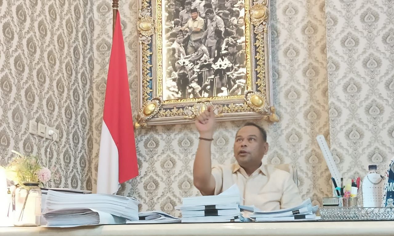 Ketua Dewan Penasehat DPC Partai Gerindra Sidoarjo, Rahmat Muhajirin.