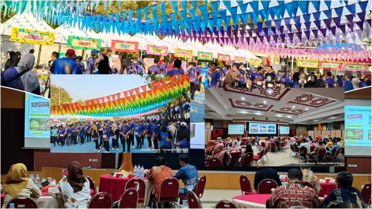 BDS - Kantor Kanwil DJP Jawa Timur II kembali menggelar kegiatan Business Development Services (BDS) dan Market Day bertema UMKM Naik Kelas untuk Pertumbuhan UMKM Berkelanjutan, Jumat (15/08/2025).