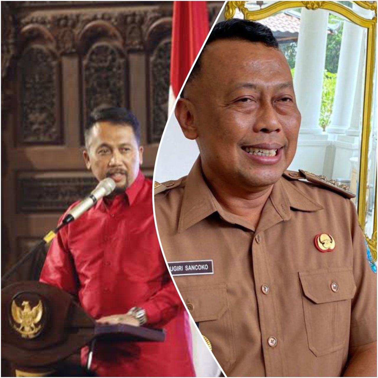Bupati Ponorogo Sugiri Sancoko dan Sekda Ponorogo Agus Pramono