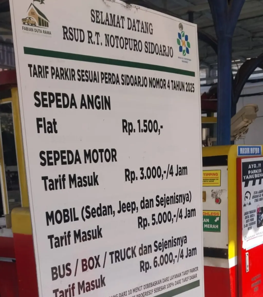 Parkir Dianggap Lahan Bisnis, JCW Wadul DPRD Sidoarjo Protes Tarif Progresif RSUD RT Notopuro Bebani Pengunjung