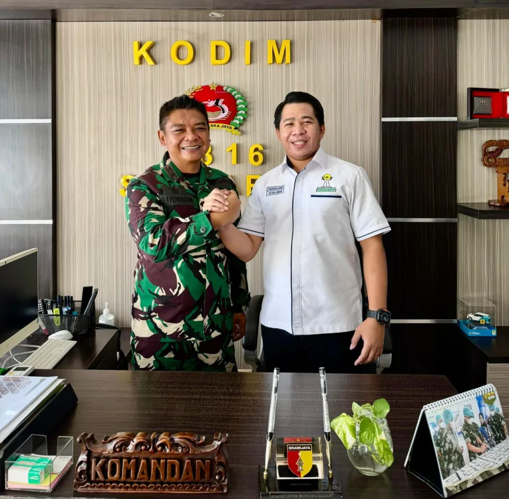 Perkuat Sinergi dengan Kodim 0816, HIPMI Sidoarjo Siap Sukseskan Program Prioritas KDMP Jadi Percontohan Nasional