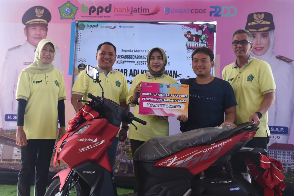 Apresiasi Wajib Pajak, BPPD Sidoarjo Gelar Undian Hadiah DIJAPRI 2026 di Alun-Alun Berhadiah Motor Hingga Televisi