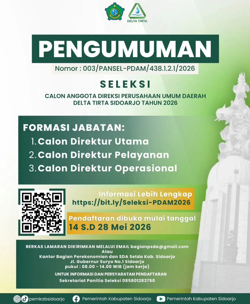Dinodai 2 Peserta 'Ngerpek' Saat Seleksi Direksi PDAM Sidoarjo, Eks Jubir Subandi - Mimik Desak Wawancara Disiarkan Live