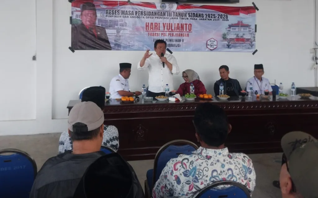 Serap Aspirasi Warga Jabon, Anggota DPRD Jatim Hari Yulianto Dorong Penguatan Ekonomi Lokal dan Sarana Kesehatan