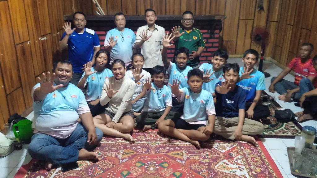 SILATURRAHMI - Pengurus Cabang Modern Pentathlon Indonesia (MPI) Kabupaten Sidoarjo menggelar silaturahmi dan agenda ta'aruf bersama Ketua Umum KONI Sidoarjo yang baru, M Raffi Wibisono, Sabtu (05/09/2026) malam.