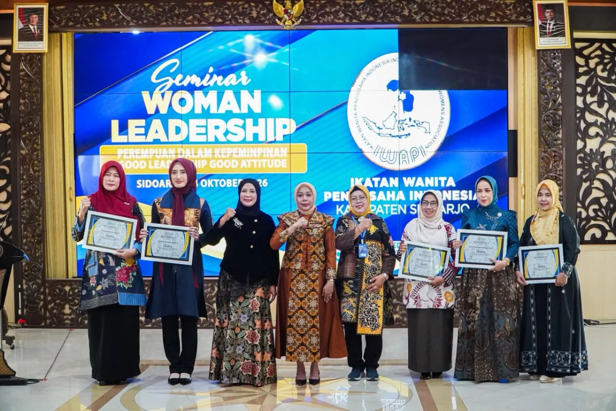 Gandeng IWAPI Gelorakan Woman Leadership, Sriatun Subandi Ajak Perempuan Sidoarjo Berani Memimpin dan Berkarakter