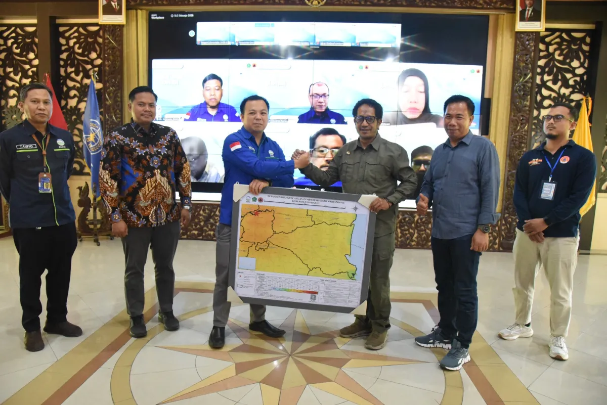 Waspadai Ancaman Sesar Waru M 6,8, BMKG dan Pemkab Sidoarjo Gembleng Warga Lewat Sekolah Lapang Gempa