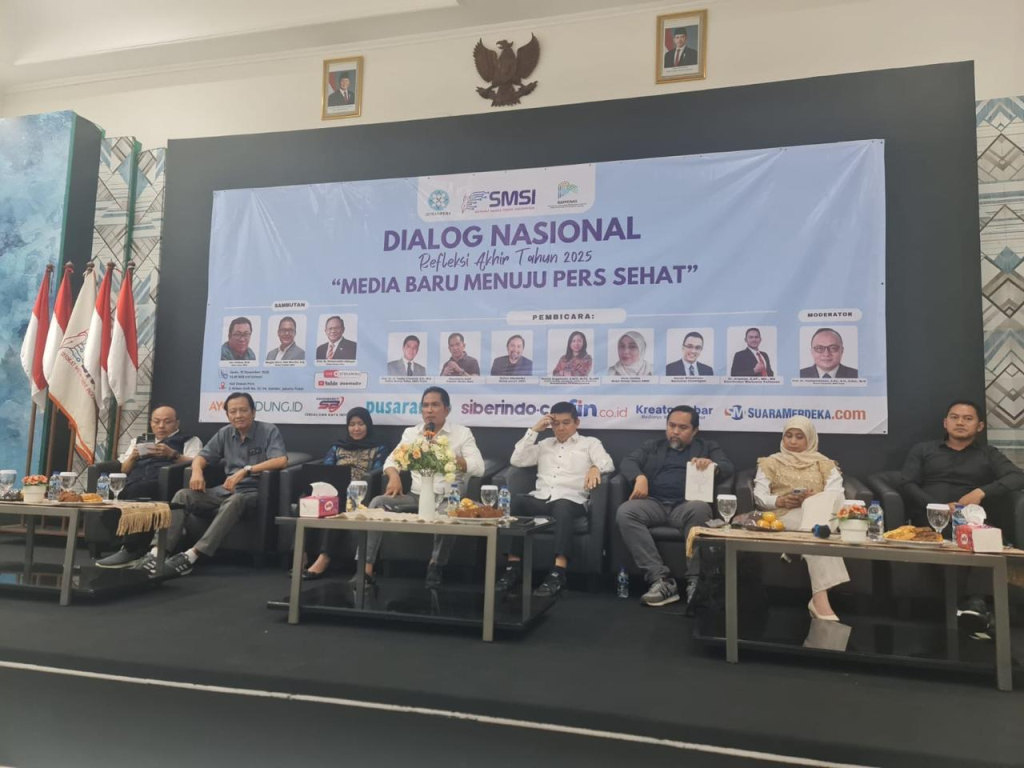 PODCAST - Sejumlah wartawan senior dan para praktisi media berdiskusi soal peraturan yang bisa dimanfaatkan untuk mengatur Podcast masuk dalam institusi pers akhir Desember 2025 kemarin di Jakarta.