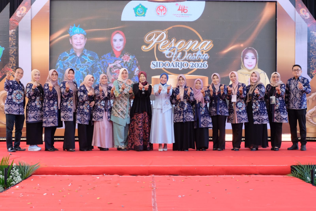 HUT - Peringatan Hari Ulang Tahun Dewan Kerajinan Nasional (Dekranas) ke 46, Dewan Kerajinan Nasional Daerah (Dekranasda) Sidoarjo sukses menggelar perhelatan bertema "Pesona Wastra Sidoarjo Tahun 2026" di Pendopo Delta Wibawa, Jumat (26/06/2026).