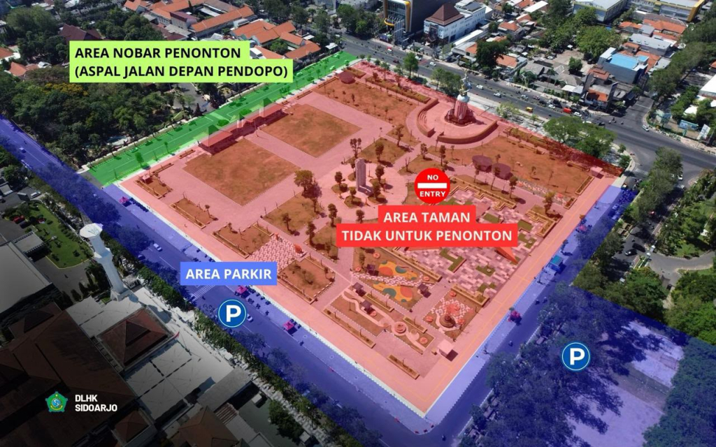 DENA NOBAR - Pemkab Sidoarjo menyiapkan dena nobar bagi warga yang ingin menonton final Piala Dunia 20266 yang harus dimanfaatkan dan dicermati para penonton final laga bergengsi kelas dunia itu.