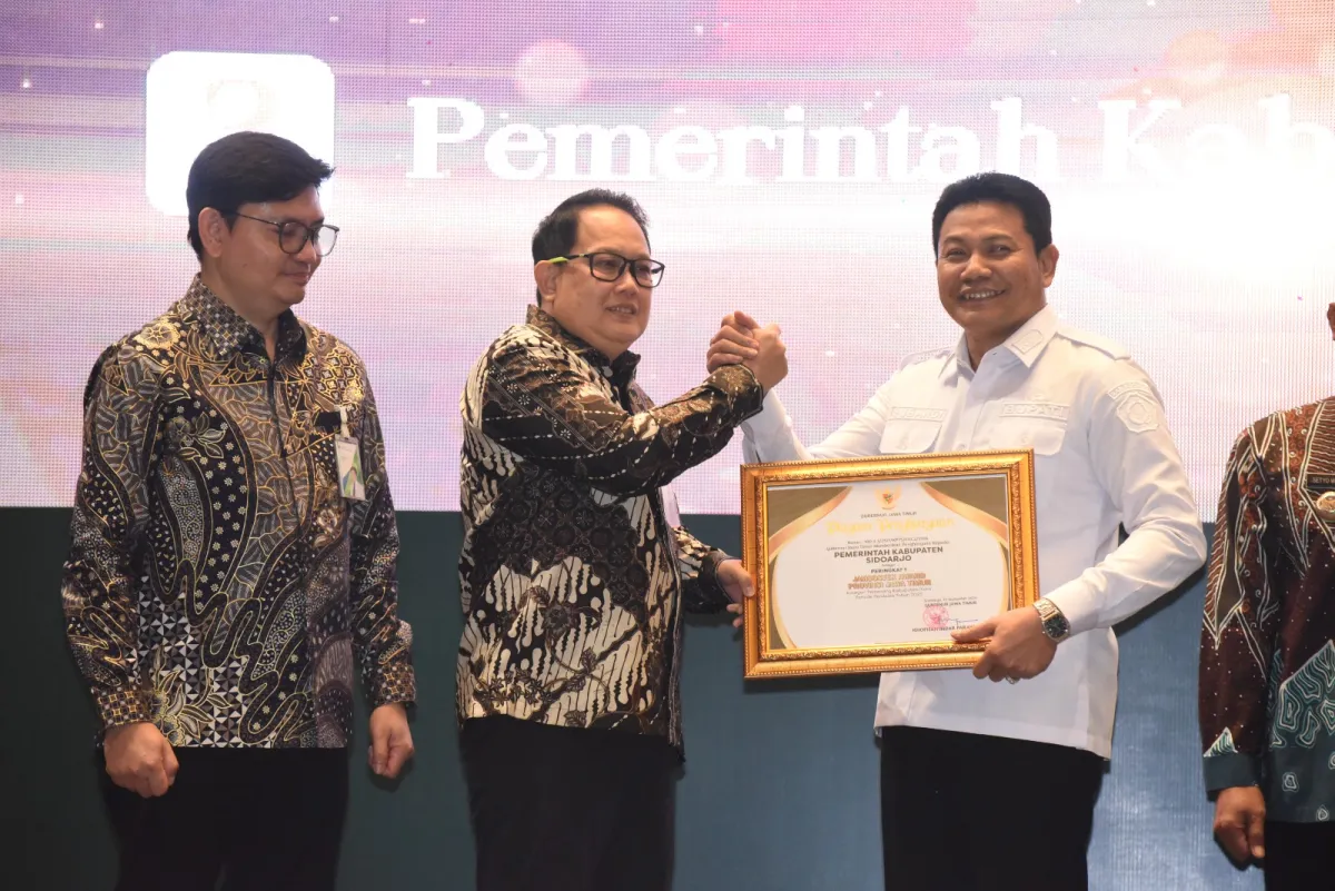 Puncaki Jamsostek Award Se-Jatim, Pemkab Sidoarjo Cetuskan Inovasi Satu ASN Lindungi Satu Pekerja Rentan