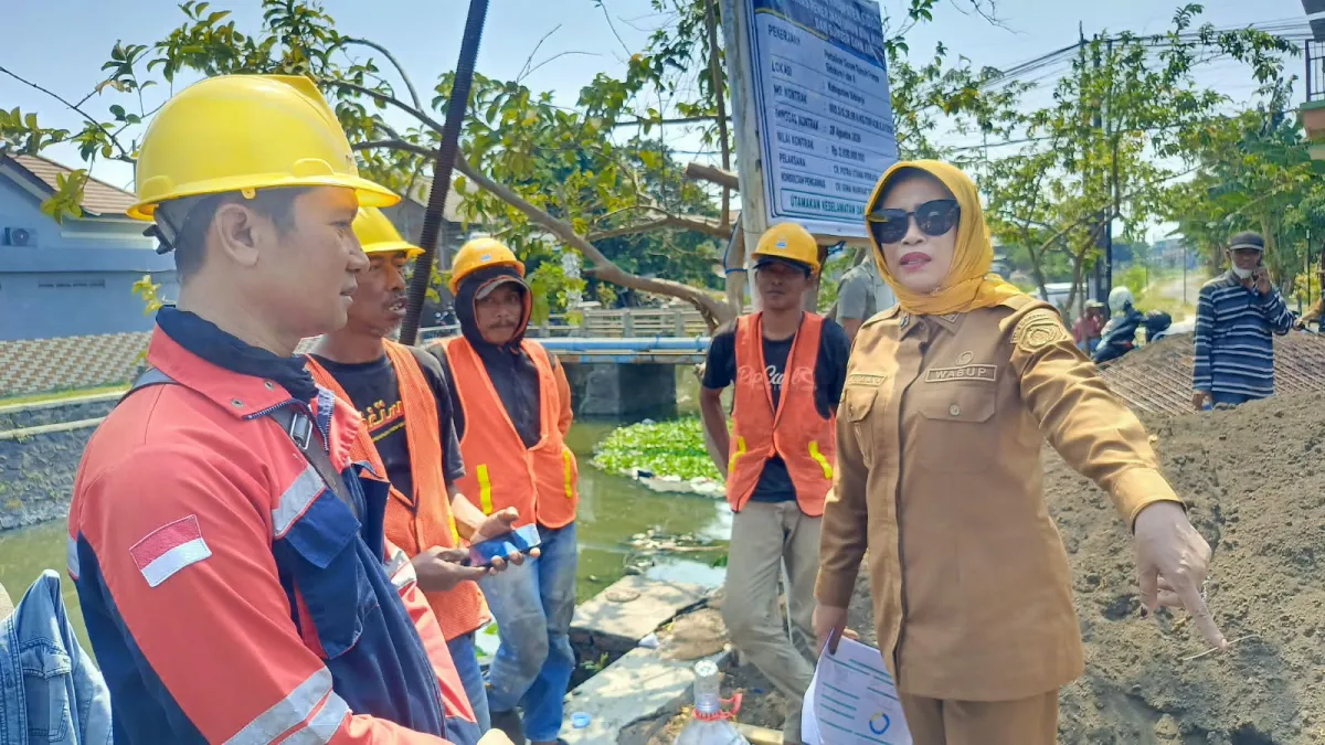 Proyek Rumah Pompa Sidokare Rp 2,9 Miliar Dikerjakan Asal-Asalan, Wabup Sidoarjo Geram Desak Kontraktornya Diblacklist